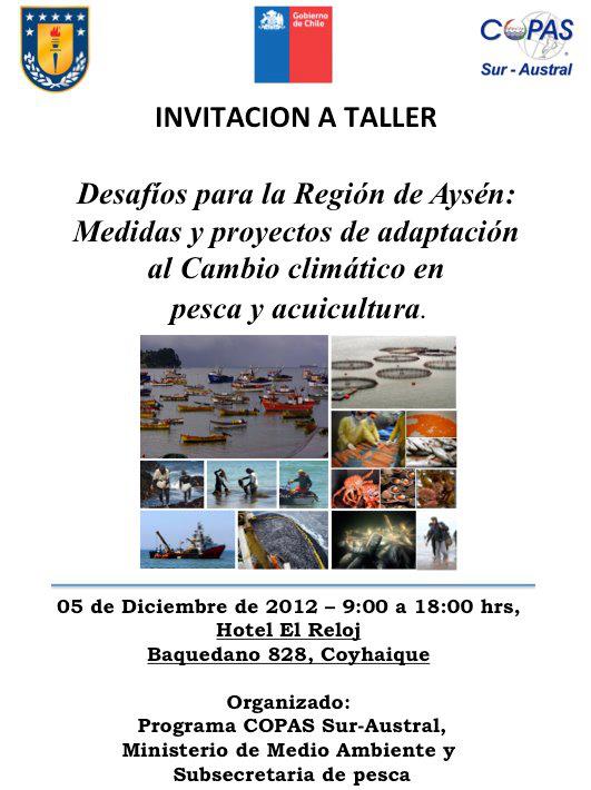 Desafíos para la Región de Aysén: Medidas y proyectos de adaptación al CAmbio climático en pesca y acuicultura
