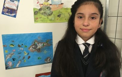 Niños y jóvenes del Biobío pintan sus sueños para proteger el océano