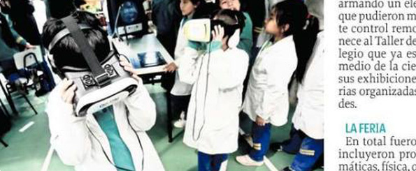 Pequeños científicos de Colegio Brasil expusieron proyectos en feria de ciencias