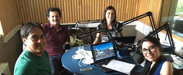 Paúl Gómez estuvo en «Dialogando con la Ciencia» de Radio Universidad de Concepción