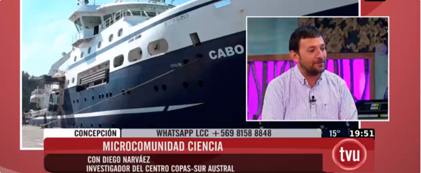 Entrevista a nuestro investigador Diego Narváez en Microcomunidad Ciencia de TVU Entrevista a nuestro investigador Diego Narváez en Microcomunidad Ciencia de TVU