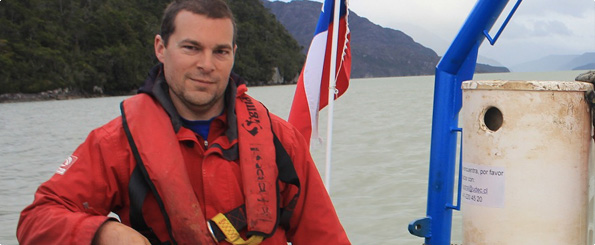 Sebastien Bertrand, el científico belga que estudia los glaciares de la Patagonia chilena