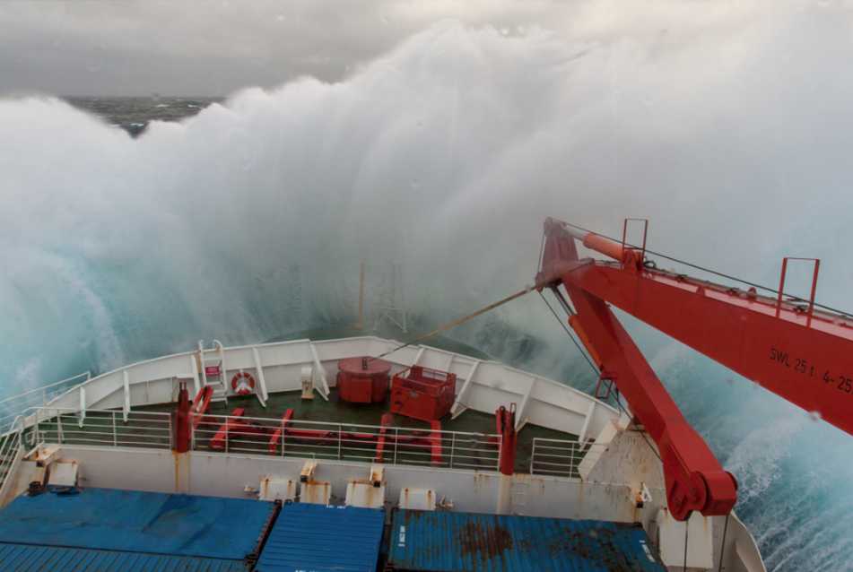 En el tormentoso Paso Drake, científicos actualizan información geológica del suelo oceánico En el tormentoso Paso Drake, científicos actualizan información geológica del suelo oceánico